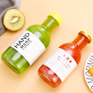 Nhà Máy Bán buôn 250ml 350ml 500ml trong suốt pháp Vòng nước giải khát chai thủy tinh, sữa chai nước trái cây, màn hình in nắp vặn - Product Image 6