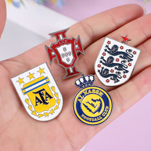 Spilla personalizzata in morbido smalto duro spilla in metallo spilla per Club sportivi squadre di calcio spille Logo spille - Product Image 3