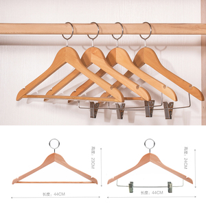 Thân Thiện Với Môi Chất Lượng Cao Khách Sạn Chống Trộm Bằng Gỗ Áo Móc Áo Windproof Ngoài Trời Bằng Gỗ Móc Áo Với <span class=keywords><strong>Clip</strong></span> - Product Image 2