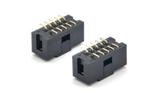 ขั้วต่อแบบกล่องทองเหลือง DIN ระยะห่าง 2.54 มม. แบบ SMT ความสูง 10.32 มม. พร้อมฝาครอบป้องกันการผิดพลาด 10 ขา สำหรับแผงวงจรพิมพ์ - Product Image 6