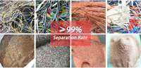 Machine de granulation automatique de câbles usagés fabriquée en Chine, machine de recyclage de câbles à vendre