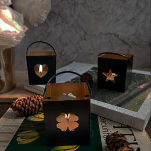 โคมไฟเทียนโลหะสำหรับตกแต่งงานแต่งงานงานปาร์ตี้ที่บ้าน - Product Image 2
