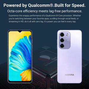 Teléfono Inteligente Android AOZORA 4G LTE, Pantalla HD de 6.6 Pulgadas, Cámara de 13MP, 4GB de RAM, 64GB de ROM, Octa-Core, Doble SIM, Carga Rápida, Alemán - Product Image 4