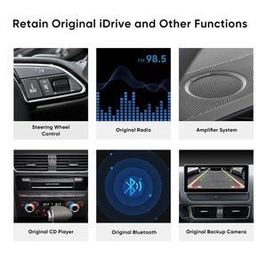 Sistema estéreo de Radio de coche de fábrica, pantalla táctil de 10,25 pulgadas, CarPlay inalámbrico, reproductor de Radio automático Android para <span class=keywords><strong>Audi</strong></span> Q5 2009-2019 - Product Image 2