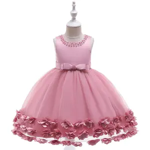 2020 платья для девочек 10 лет, дизайнерское детское платье на свадьбу, день рождения, Летнее Детское платье L5106