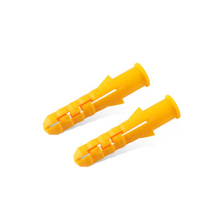 Tornillos de expansión de plástico de 4x25 mm, anclajes de martillo para fijación de gabinetes en paneles de yeso, juego de 4 - Product Image 1