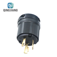 Prise de courant industrielle standard américaine NEMA L6-30P 30A 125V avec 3 prises