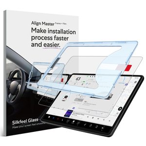 GPS-Zubehör von Cybertruck AG Matte Glass <span class=keywords><strong>Screen</strong></span> <span class=keywords><strong>Protector</strong></span> für Tesla Modell y 3 mit Esay Installierungstool