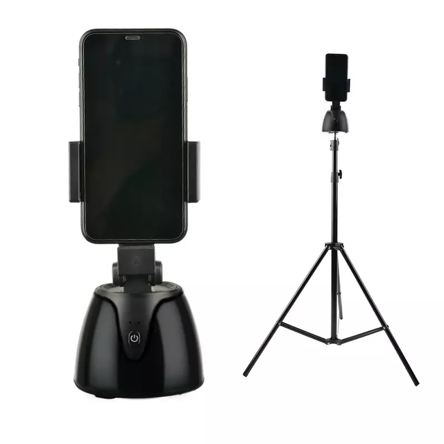 Selfie Stick Wireless 360 Face Auto Tracking Smart Shooting Stand Tripod Mobile Phone Holder AI Automatic Rotating Tripod