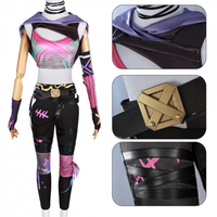 Kostum Cosplay Jinx Arcane LOL untuk Pesta Karnaval Halloween League of Legends Berkualitas Tinggi