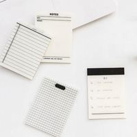 Blocs-notes autocollants transparents colorés 3x3 pouces pour l'école et le bureau, personnalisables, réutilisables, portables, pour listes de tâches et mémos