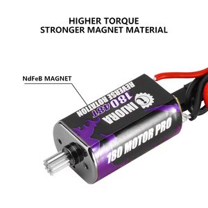 محرك INJORA 180 PRO 48T مخصص عالي السرعة وعالي العزم لسيارات TRX4M 1/18 RC الزاحفة وترقيات الأجهزة المنزلية - Product Image 3