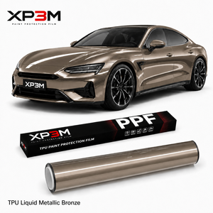 XP3M Liquid Metallic Bronze Liquid Metal Gloss TPU Color PPF Car Wrap Vinyl 7.5 Mil Self Healing Anti Scratch Anti Yellowing - Product Image 1