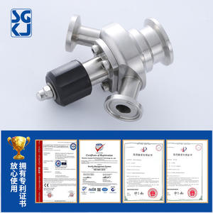 Vanne d'échantillonnage sanitaire à port unique en acier inoxydable 316 pour équipement mécanique - Product Image 5