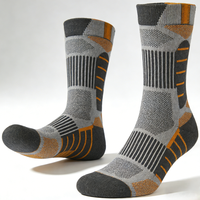 Chaussettes de randonnée durables, respirantes, imperméables et antibactériennes, avec absorption des chocs et soutien de la voûte plantaire pour les marcheurs de sentier et le trekking
