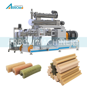 Machine complète à mâcher pour chiens ligne de traitement d'aliments pour chiens avec extrudeuse à double vis - Product Image 1