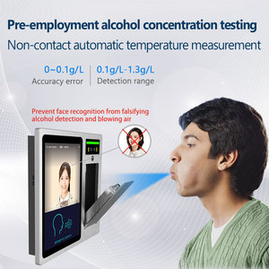 Machine intégrée <span class=keywords><strong>de</strong></span> détection d'alcool par reconnaissance faciale <span class=keywords><strong>de</strong></span> 10,1 pouces, machine <span class=keywords><strong>de</strong></span> contrôle d'accès, mesure <span class=keywords><strong>de</strong></span> la température - Product Image 4