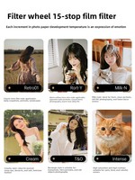 Kamera Instan HPRT Z6 Pro Printer Foto All-in-One Stabilisasi Gambar Displacement Layar 1,8 inci NFC untuk Pelajar