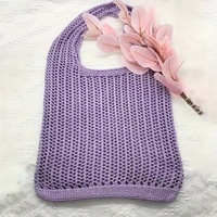 Sac fourre-tout d'été pour femme grande capacité en crochet, broderie polyester, style minimaliste, couleur unie, maille tricotée, portable pour la plage