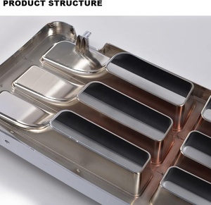 Parrilla Delantera Compatible con <span class=keywords><strong>Ford</strong></span> <span class=keywords><strong>F250</strong></span> F350 Platinum Chrome 1992-1997 con Emblema, Repuesto para Camioneta - Product Image 4