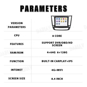 Radio para Auto de 8.4 Pulgadas para Maserati Levante 2016-2020, Sistema Multimedia para Auto, Navegación GPS, Autoradio Estéreo, Unidad Principal Android 12 - Product Image 6