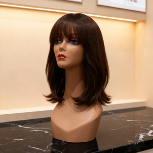 Оптовая продажа, высококачественный реалистичный Африканский американский женский парик, манекен, голова для показа, парик, шляпа, реквизит, модель головы - Product Image 5