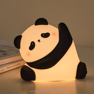 Lámpara Nocturna LED Portátil <span class=keywords><strong>de</strong></span> <span class=keywords><strong>Kung</strong></span> <span class=keywords><strong>Fu</strong></span> <span class=keywords><strong>Panda</strong></span>, Linda Lámpara Infantil <span class=keywords><strong>de</strong></span> Silicona con Sensor Táctil, Tamaño Mini para Niños - Product Image 6