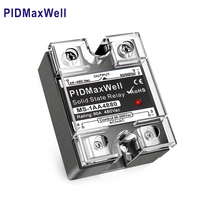 Relais statique miniature PIDMaxwell MS-1AA4880 80A AC-AC 480VAC/220VAC avec protection époxy (SSR)
