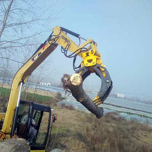 Hyundai grappin de <span class=keywords><strong>forêt</strong></span> hydraulique rotatif, grappin de <span class=keywords><strong>bois</strong></span> pour pelle - Product Image 3