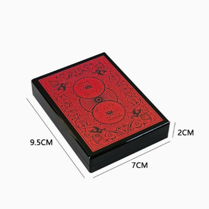 Scatola di Plastica Nera per Trucchi di Magia Classici, Custodia per Carte di Carta Spezzata che Scompaiono - Product Image 2