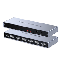 Mindpure 8K 3 puertos para HDMI Switcher Splitter Convertidores de video bidireccionales duales con HDCP2.2 1 entrada 2 salidas