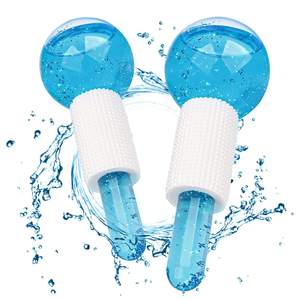 Esferas de Hielo Faciales Ergonómicas y Duraderas, Resistentes al Calor y al Congelador, Herramientas de Masaje Facial de Lujo para una Piel Radiante - Product Image 2