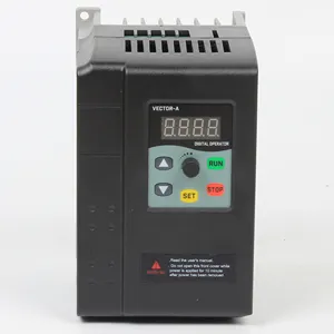 0.75kw V/F 제어 ac 모터 드라이브 3 상 주파수 인버터 220v 220v ac 전기 모터 속도 제어