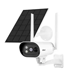 2023 Neue DH003 2K 4MP Outdoor Solar Wifi Kamera Drahtlose CCTV Überwachungs kameras Überwachung 2.4G Solar Wif Netzwerk kamera