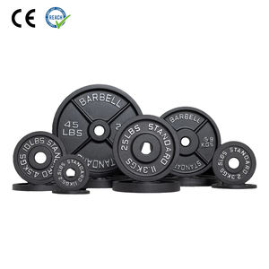 VIGFIT Vernis de cuisson 2,5 lb 5 lb 10 lb 25 lb 35 lb 45 lb Ensemble d'haltères monobloc avec logo personnalisé, disques de poids en fonte pour usage domestique - Product Image 1