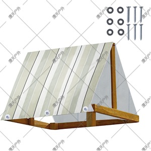 Outdoor Sunshade <b>Canopy</b> For Children Playground Wood Frame Polyester Waterproof Single <b>Tent</b> Heat Insulation Dustproof Cover - Product Image 5