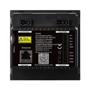 Rayfull EI930 3 Phase Smart Panel 96*96mm Cabinet Power Analyzer For Remote Reading