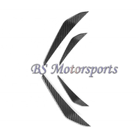 Canards de pare-chocs avant en fibre de carbone sèche style MP, ensemble de 4 pièces pour BMW G80 M3 G82 G83 M4 2021+, kit carrosserie sport aérodynamique