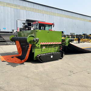 Nouvelle machine automatisée de laminage de film de compostage de chenille d'engrais organique de fumier de volaille pour la ferme et l'usine de fabrication - Product Image 2
