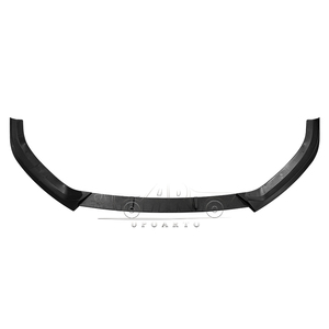 Piezas de reacondicionamiento automático HS, parachoques de coche con aspecto de fibra de carbono de plástico ABS, 3 piezas, labio delantero para Audi <span class=keywords><strong>A3</strong></span> 8V s-<span class=keywords><strong>line</strong></span> S3 Hatchback 2017 - 2020 - Product Image 3