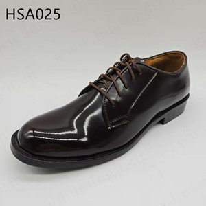Chaussures de bureau pour hommes LXG, anti-rétrécissement, brillantes/mates, marron, faciles d'entretien, pour le personnel gouvernemental, HSA025 - Product Image 3