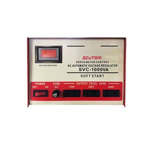 &quot;mini&quot; Type <strong>Voltage</strong> Regulator LCD Intelligent Display SVC 1000VA <strong>Voltage</strong> Regulator - Product Image 1