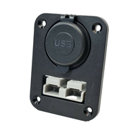Connecteur de style encastré SB50 50A et chargeur de voiture double USB