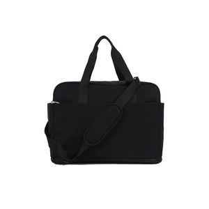 Sac à bagages noir élégant, grand compartiment de rangement pliable pour vêtements légers, nouveau sac de voyage stratifié - Product Image 2