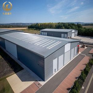 Structure en acier préfabriquée à assemblage rapide pour entrepôt industriel, anti-sismique avec système de construction à étage mezzanine - Product Image 1