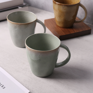 Taza de Café de Cerámica de Color Menta Mambo, Popular, Fabricada por Hualian, OEM ODM, Apta para Lavavajillas y Microondas, en Caja de Regalo - Product Image 5