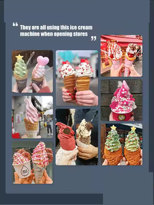 Máquina de Helados Comercial de Venta Directa de Fábrica al Mejor Precio, Máquina de Helados Suaves de 2+1 Sabores - Product Image 3
