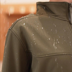 Fleece Lined Windproof Waterproof Jacket 600G Unisex Outdoor Sports Wear With Logo Simple Design - Product Image 4