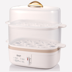 Cuiseur vapeur RAF 350W avec double couche verticale, conçu pour une cuisson efficace à domicile, multifonctionnel, qualité alimentaire, électrique - Product Image 4