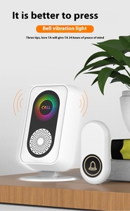 Hiện Đại Thông Minh Chuông Cửa Không Dây Cho Người Cao Tuổi Dài Phạm Vi Có Thể Sạc Lại Không Thấm Nước Khối Lượng Cao Nút Kỹ Thuật Số Cho Nhà Bệnh Viện - Product Image 3